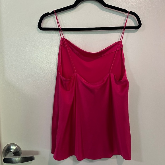 CAMI NYC The Axel Silk Top - Hot Pink - Picture 3 of 4